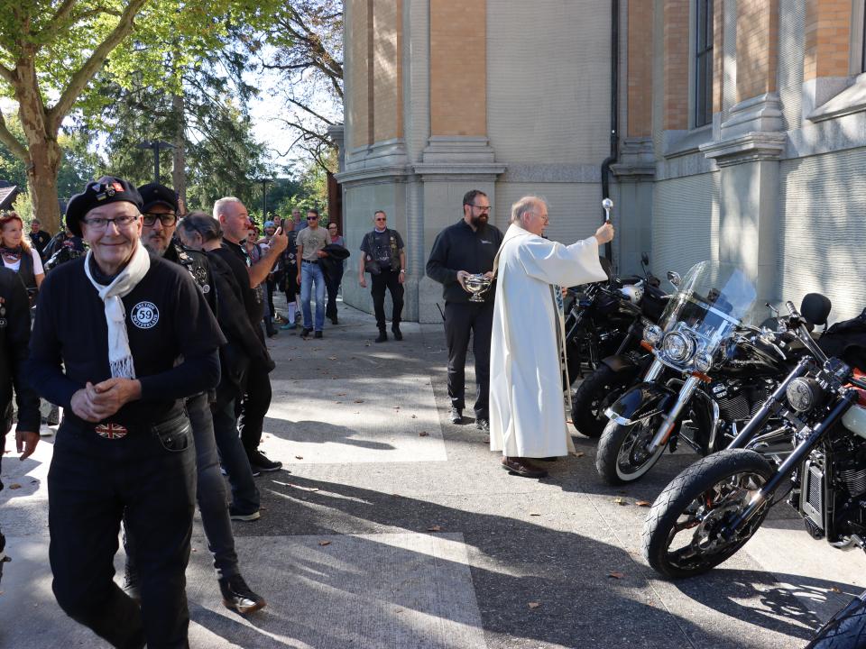 Motorrad-Saisonende-Feier