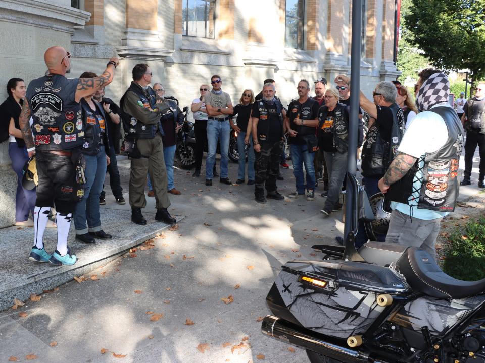 Motorrad-Saisonende-Feier