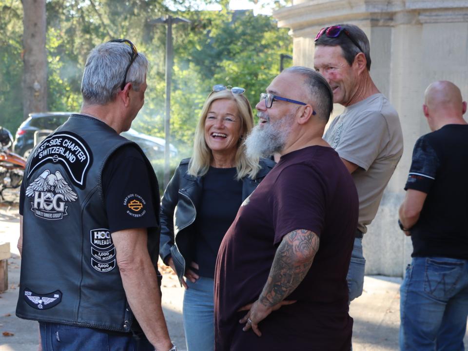 Motorrad-Saisonende-Feier