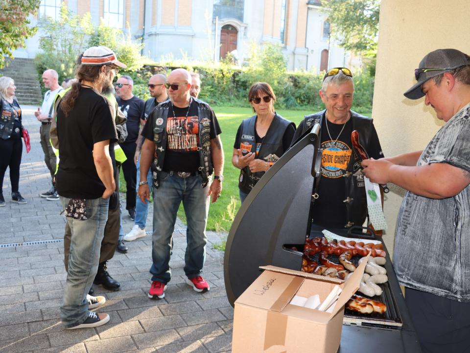 Motorrad-Saisonende-Feier