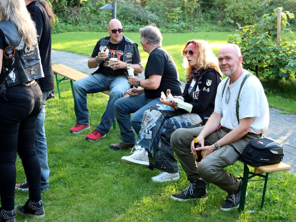 Motorrad-Saisonende-Feier