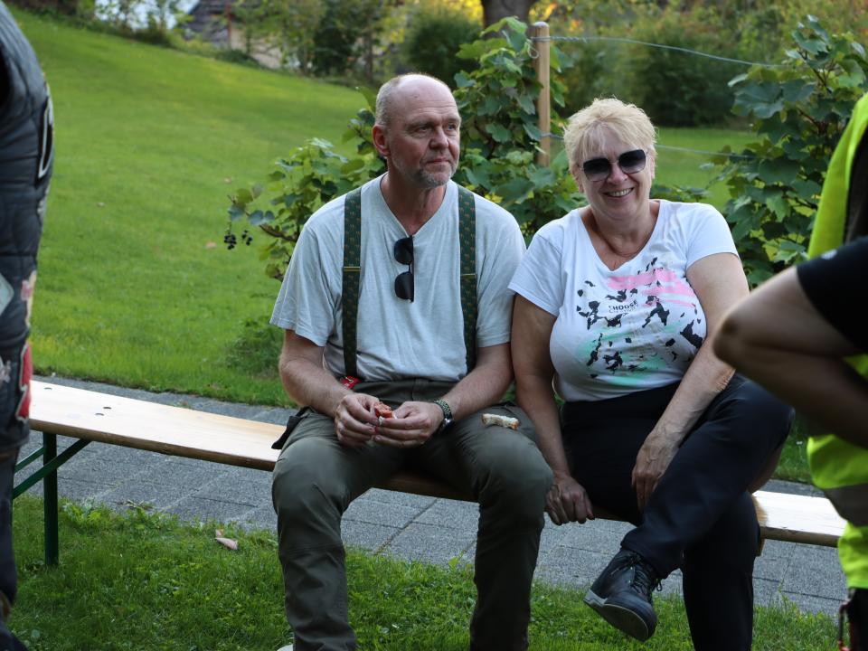 Motorrad-Saisonende-Feier