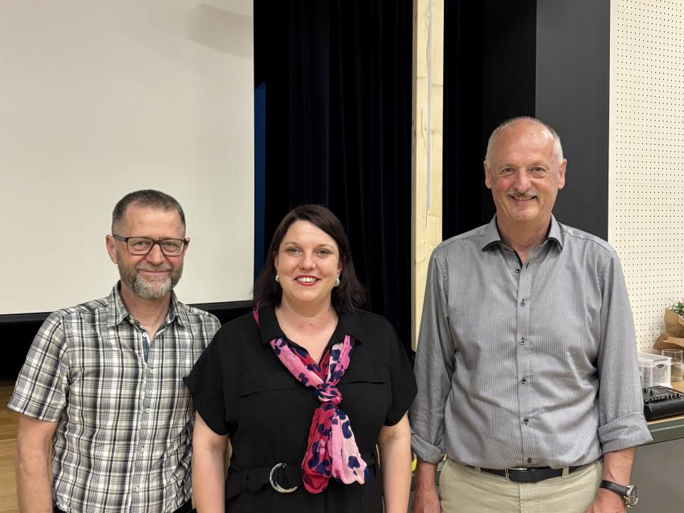 vl: Josef Rusch, Laura Costanzo, Beat Krähenmann
