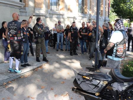 Motorrad-Saisonende-Feier