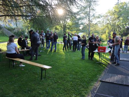 Motorrad-Saisonende-Feier