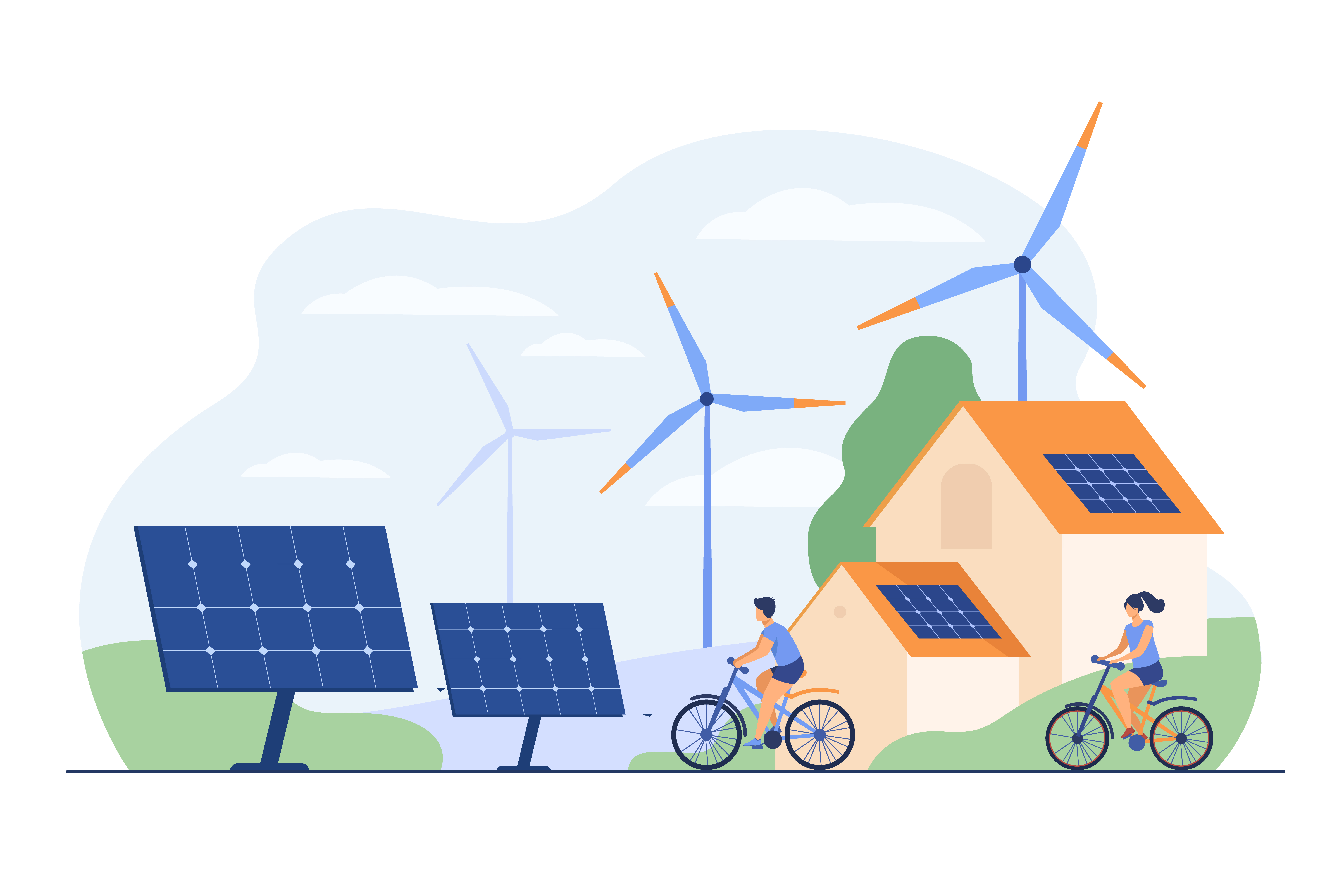 istock_kreative auf Velo und Solarpanel